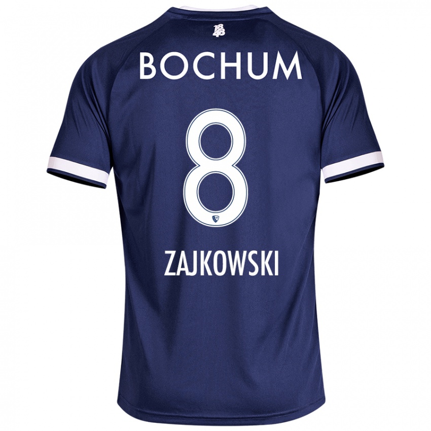 Bambino Maglia Cedric Zajkowski #8 Blu Scuro Kit Gara Home 2024/25 Maglietta