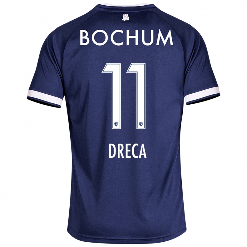 Bambino Maglia Benjamin Dreca #11 Blu Scuro Kit Gara Home 2024/25 Maglietta