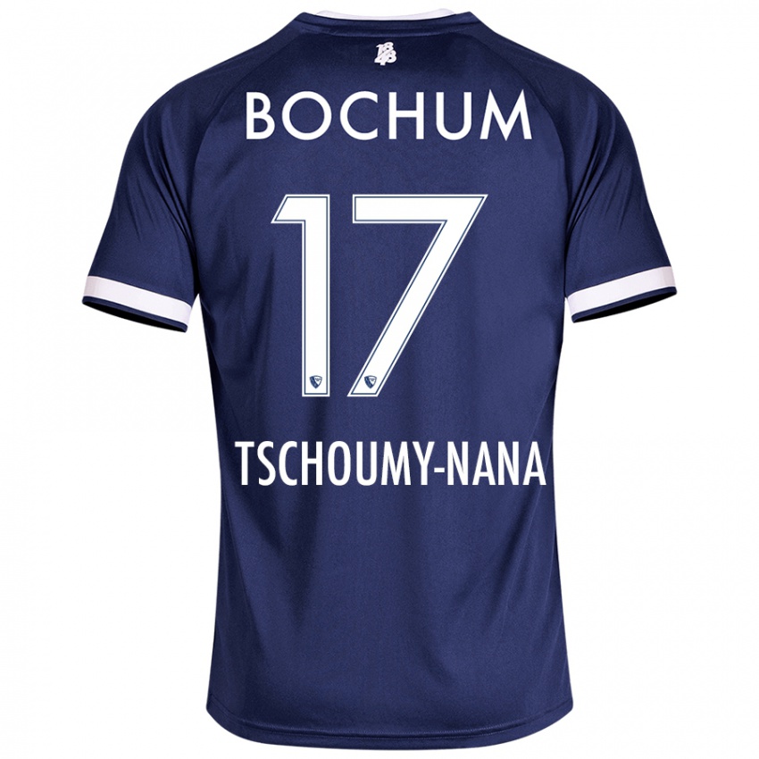 Bambino Maglia Daryl Tschoumy-Nana #17 Blu Scuro Kit Gara Home 2024/25 Maglietta