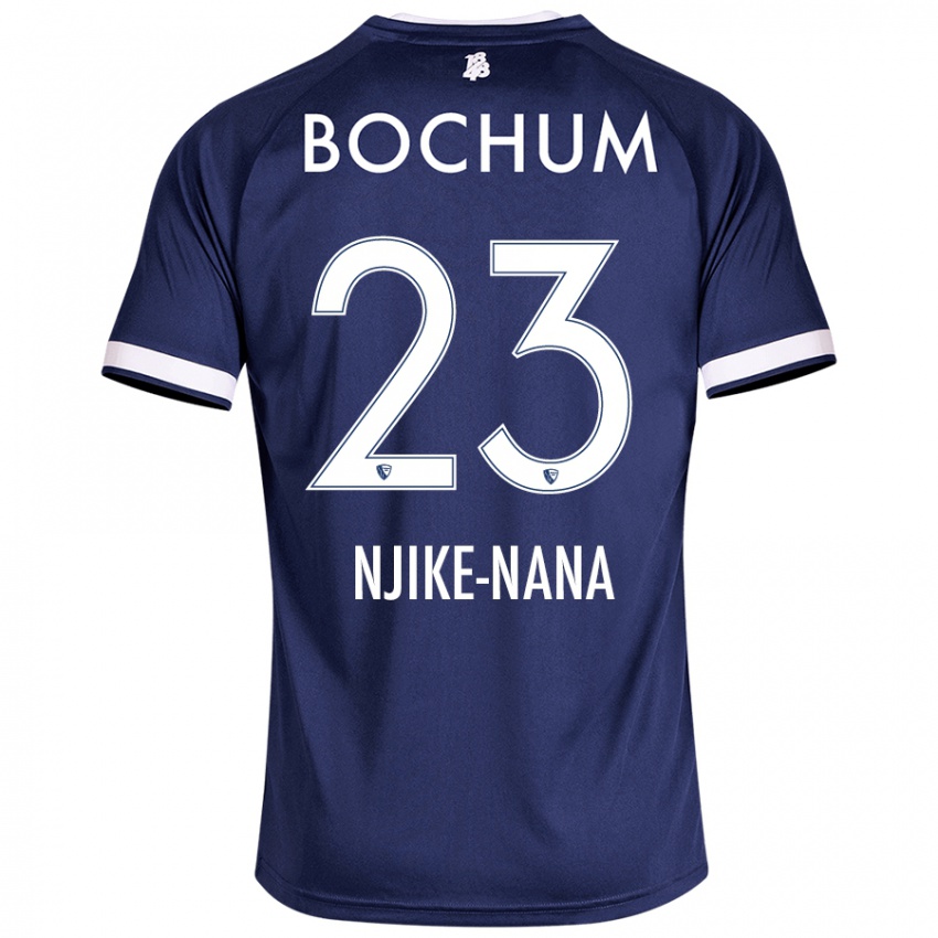 Bambino Maglia Jean-Philippe Njike-Nana #23 Blu Scuro Kit Gara Home 2024/25 Maglietta