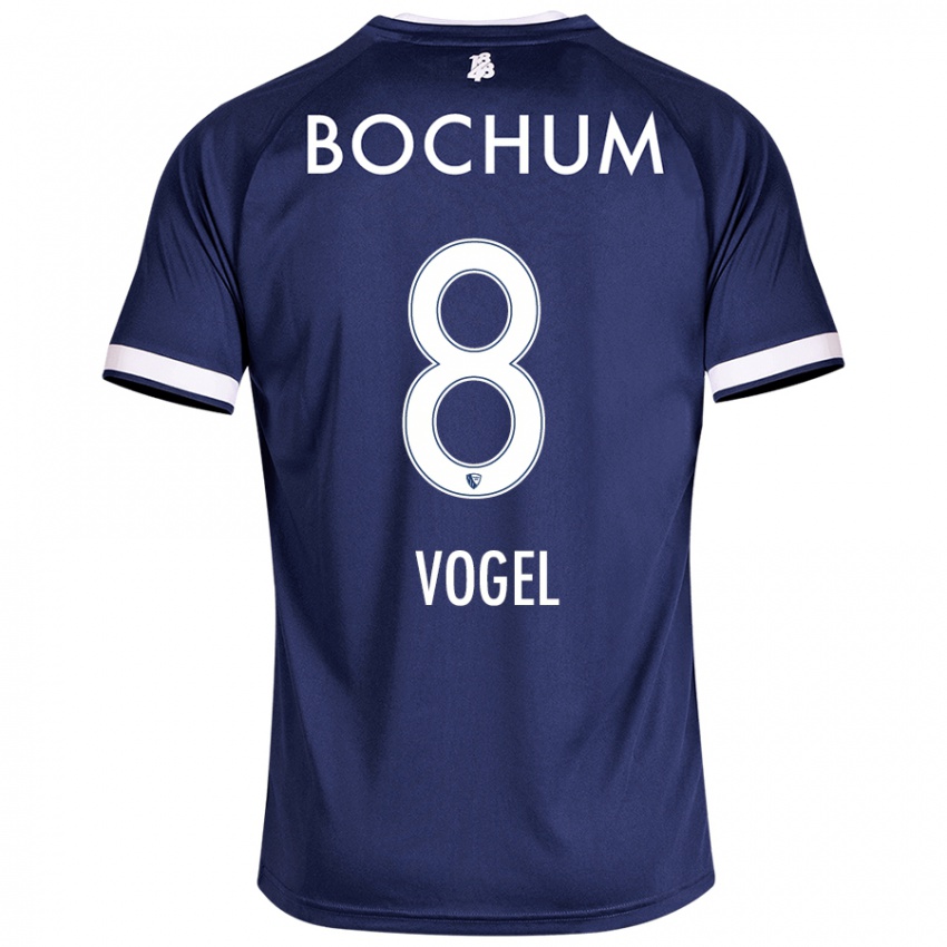 Bambino Maglia Ann-Sophie Vogel #8 Blu Scuro Kit Gara Home 2024/25 Maglietta