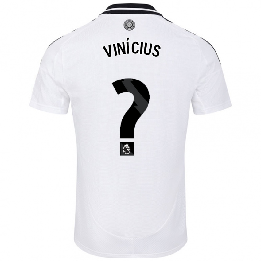 Bambino Maglia Carlos Vinícius #0 Bianco Kit Gara Home 2024/25 Maglietta