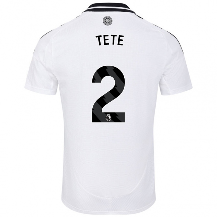 Bambino Maglia Kenny Tete #2 Bianco Kit Gara Home 2024/25 Maglietta