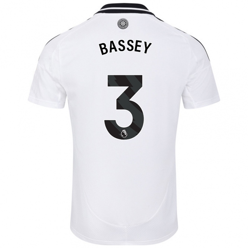 Bambino Maglia Calvin Bassey #3 Bianco Kit Gara Home 2024/25 Maglietta