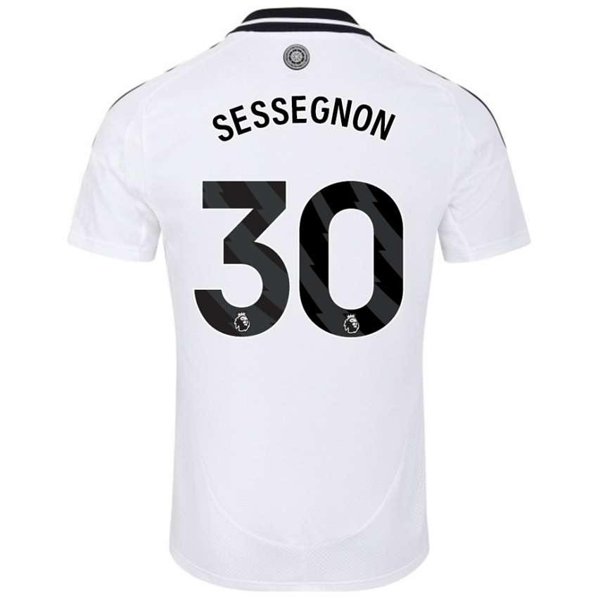 Bambino Maglia Ryan Sessegnon #30 Bianco Kit Gara Home 2024/25 Maglietta