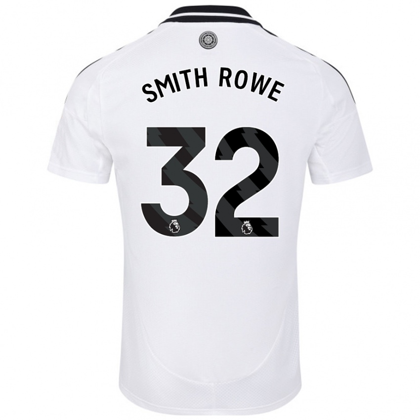 Bambino Maglia Emile Smith Rowe #32 Bianco Kit Gara Home 2024/25 Maglietta