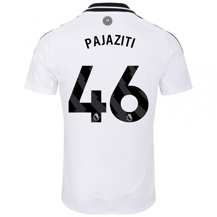 Bambino Maglia Adrion Pajaziti #46 Bianco Kit Gara Home 2024/25 Maglietta