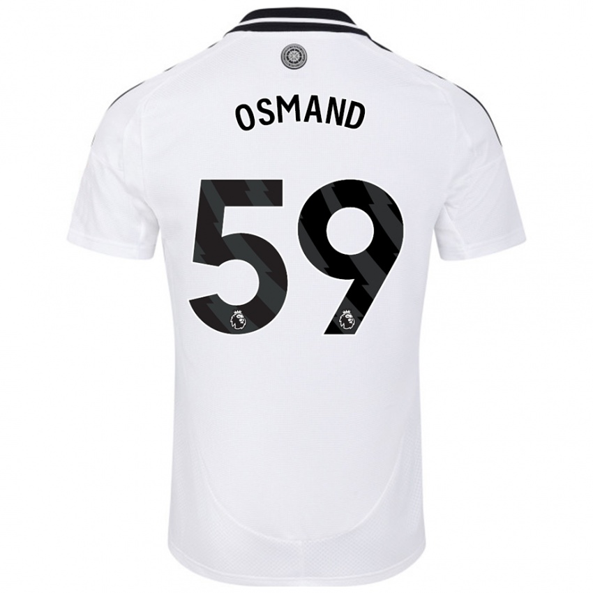 Bambino Maglia Callum Osmand #59 Bianco Kit Gara Home 2024/25 Maglietta