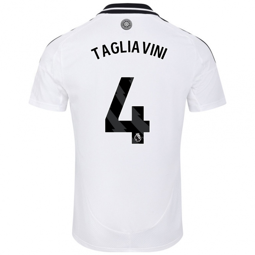 Bambino Maglia Ella Tagliavini #4 Bianco Kit Gara Home 2024/25 Maglietta