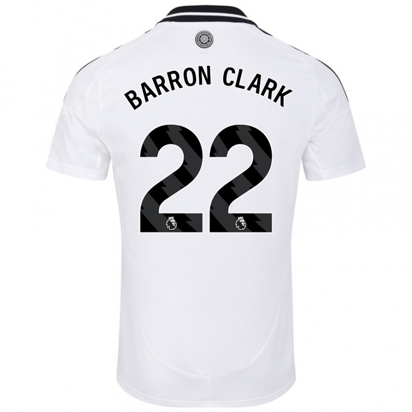 Bambino Maglia Betty Barron-Clark #22 Bianco Kit Gara Home 2024/25 Maglietta