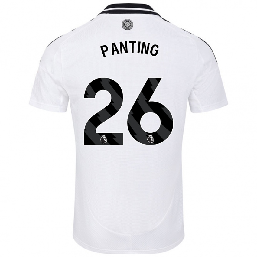 Bambino Maglia Rachel Panting #26 Bianco Kit Gara Home 2024/25 Maglietta