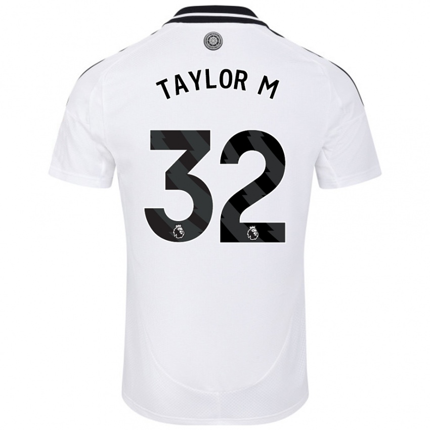 Bambino Maglia Belle Taylor-M #32 Bianco Kit Gara Home 2024/25 Maglietta