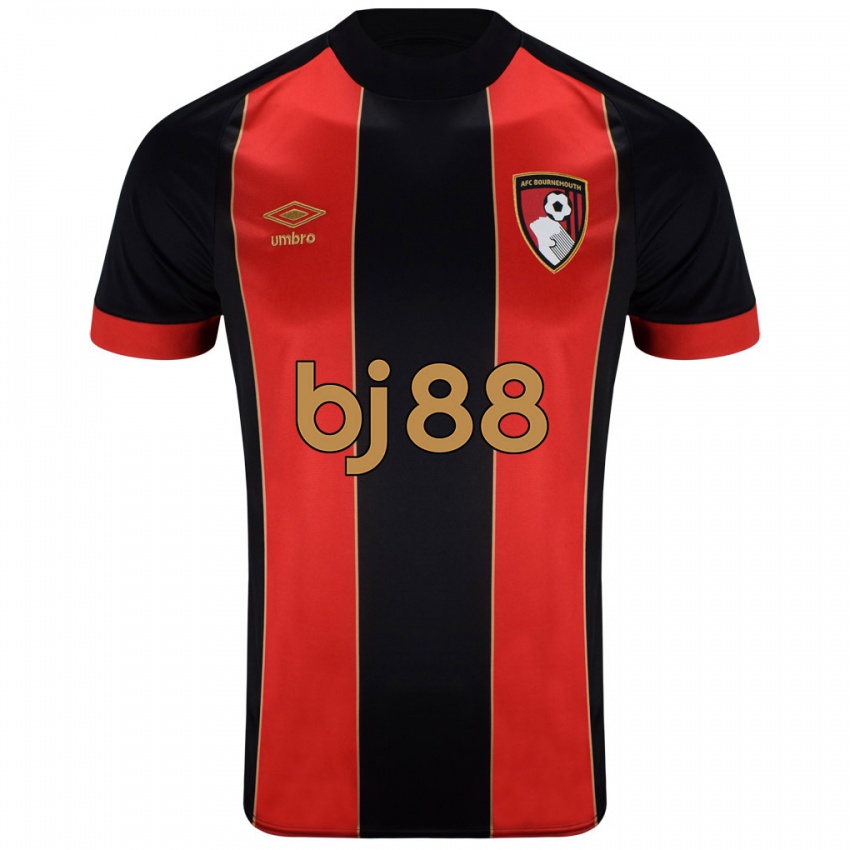 Bambino Maglia Chloe Gilroy #23 Rosso Nero Kit Gara Home 2024/25 Maglietta