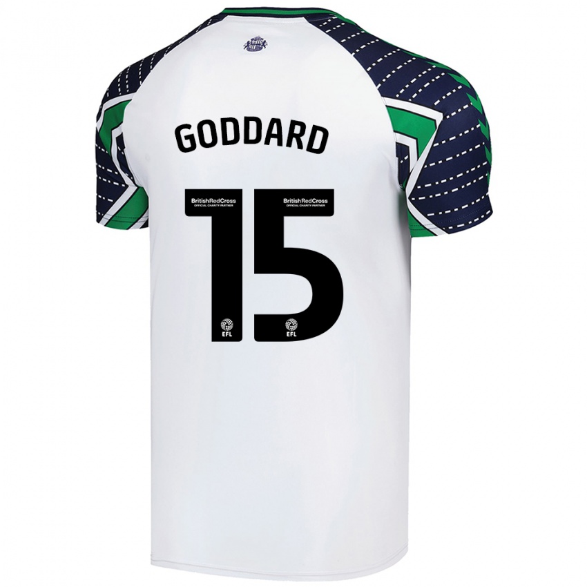 Bambino Maglia Amy Goddard #15 Bianco Kit Gara Away 2024/25 Maglietta