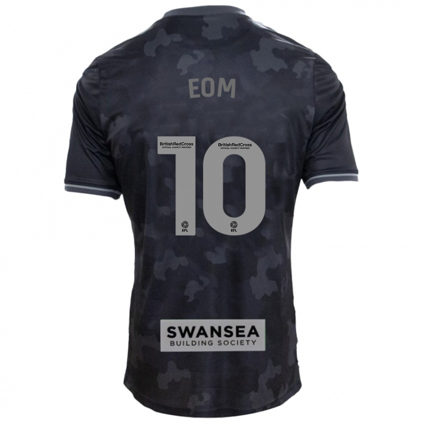 Bambino Maglia Ji-Sung Eom #10 Nero Kit Gara Away 2024/25 Maglietta