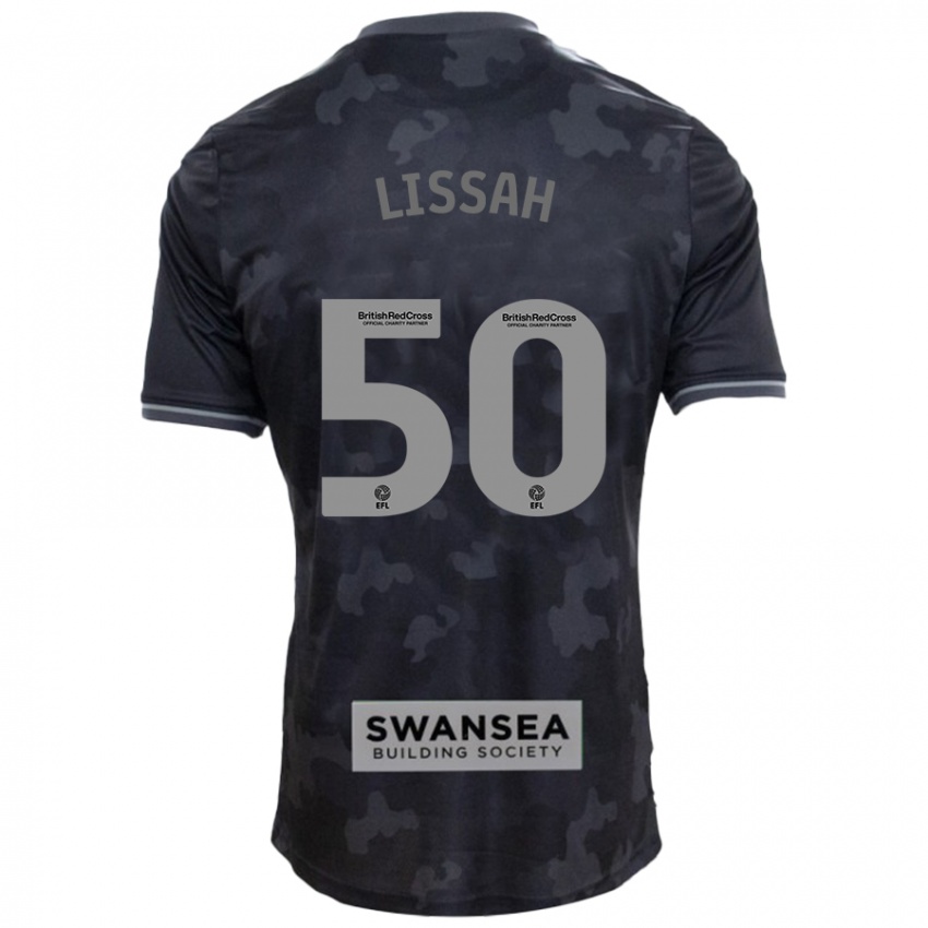 Bambino Maglia Filip Lissah #50 Nero Kit Gara Away 2024/25 Maglietta