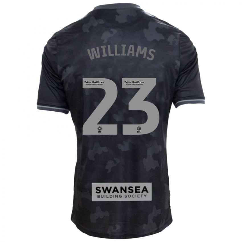 Bambino Maglia Jessica Williams #23 Nero Kit Gara Away 2024/25 Maglietta