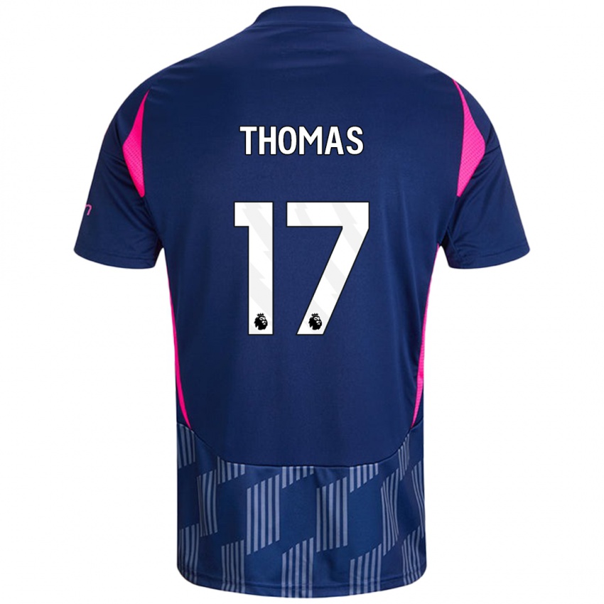 Bambino Maglia Freya Thomas #17 Blu Royal Rosa Kit Gara Away 2024/25 Maglietta