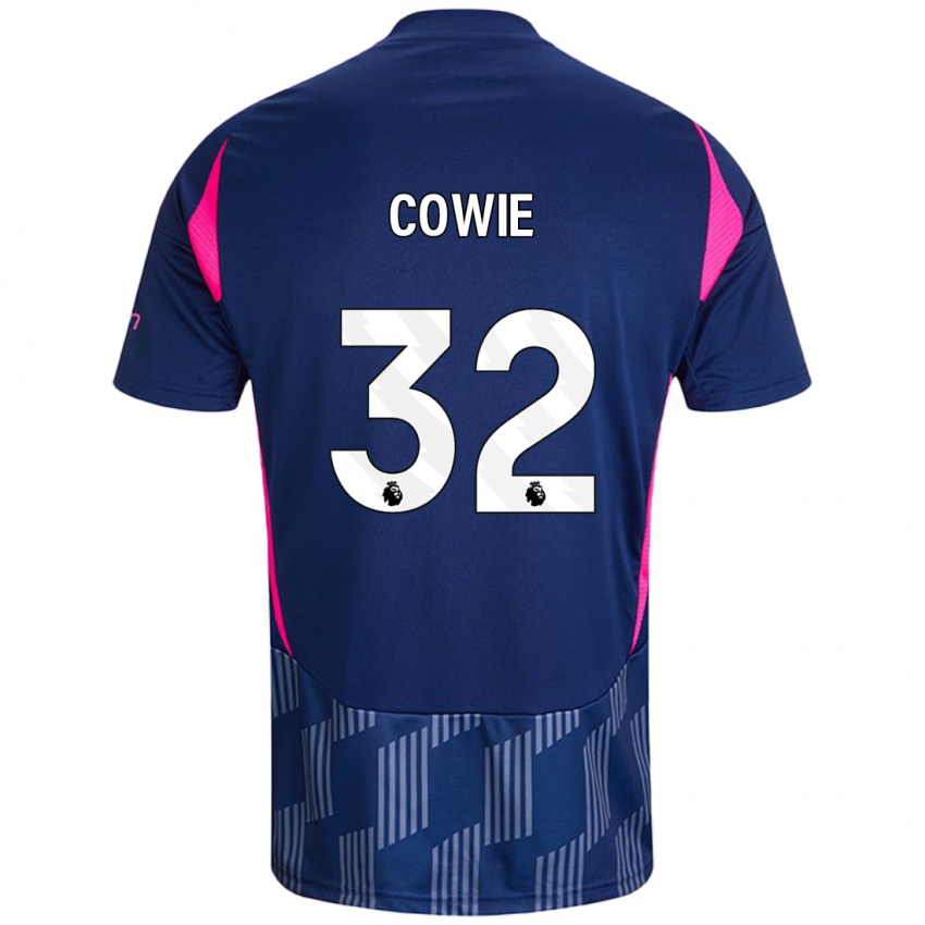 Bambino Maglia Abi Cowie #32 Blu Royal Rosa Kit Gara Away 2024/25 Maglietta