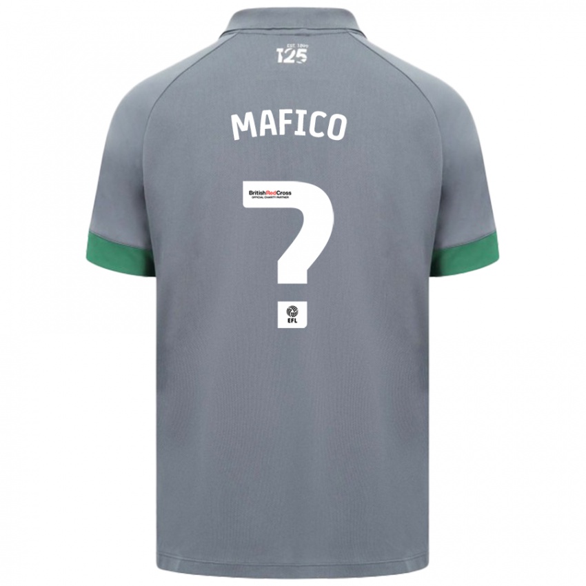 Bambino Maglia Dakarai Mafico #0 Grigio Scuro Kit Gara Away 2024/25 Maglietta