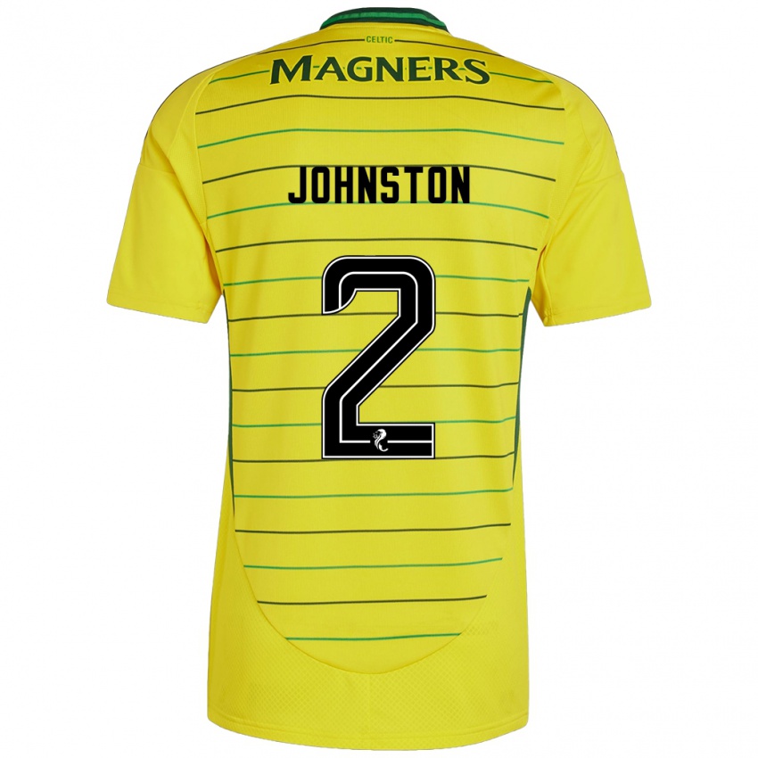 Bambino Maglia Alistair Johnston #2 Giallo Kit Gara Away 2024/25 Maglietta