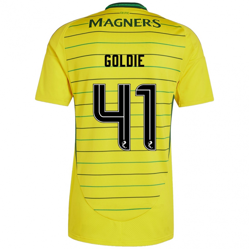 Bambino Maglia Clare Goldie #41 Giallo Kit Gara Away 2024/25 Maglietta