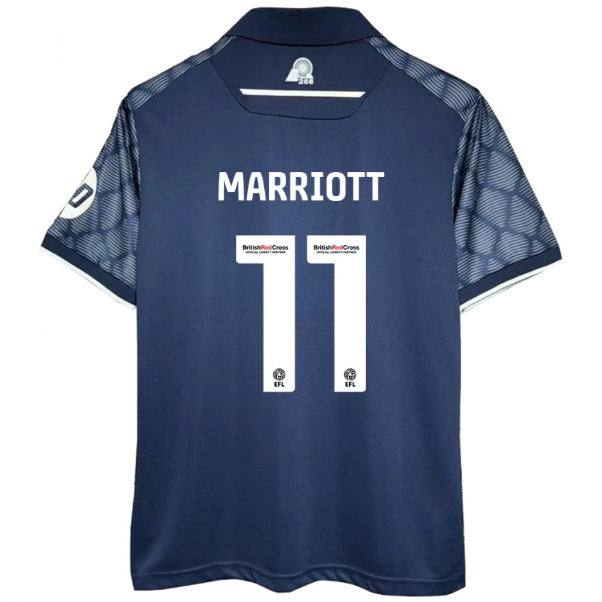 Bambino Maglia Jack Marriott #11 Nero Kit Gara Away 2024/25 Maglietta