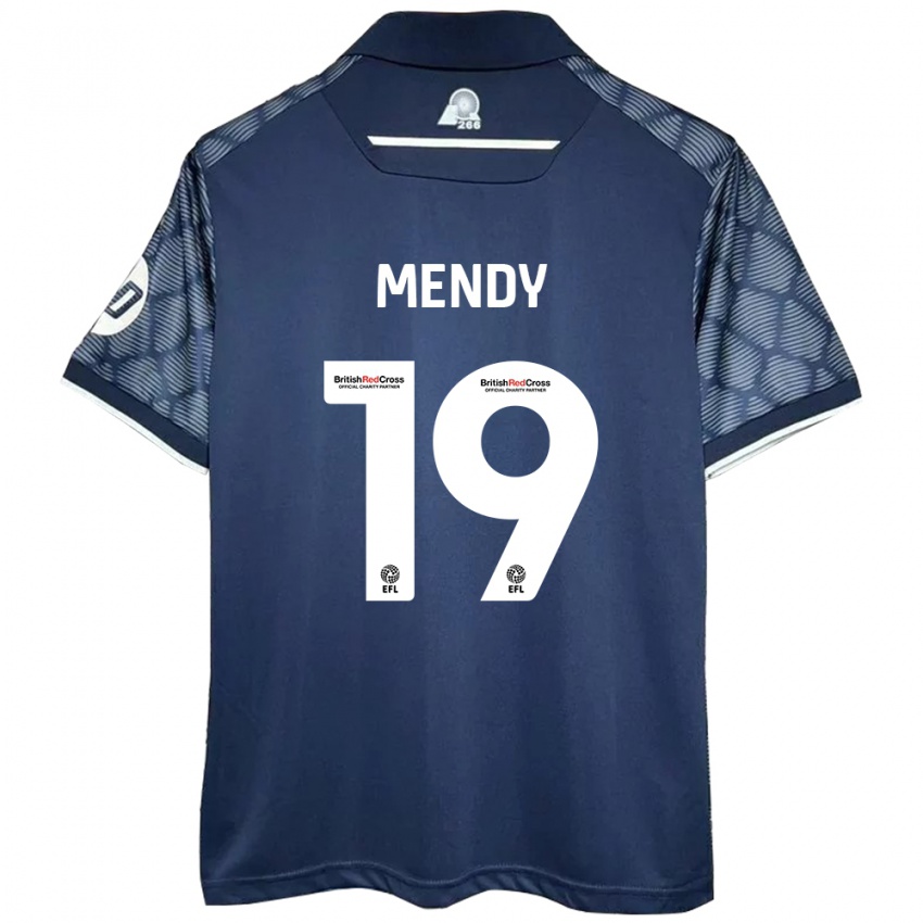 Bambino Maglia Jacob Mendy #19 Nero Kit Gara Away 2024/25 Maglietta