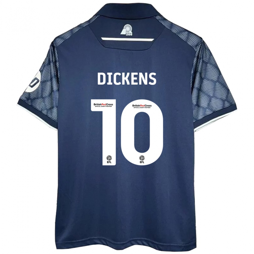 Bambino Maglia Tj Dickens #10 Nero Kit Gara Away 2024/25 Maglietta