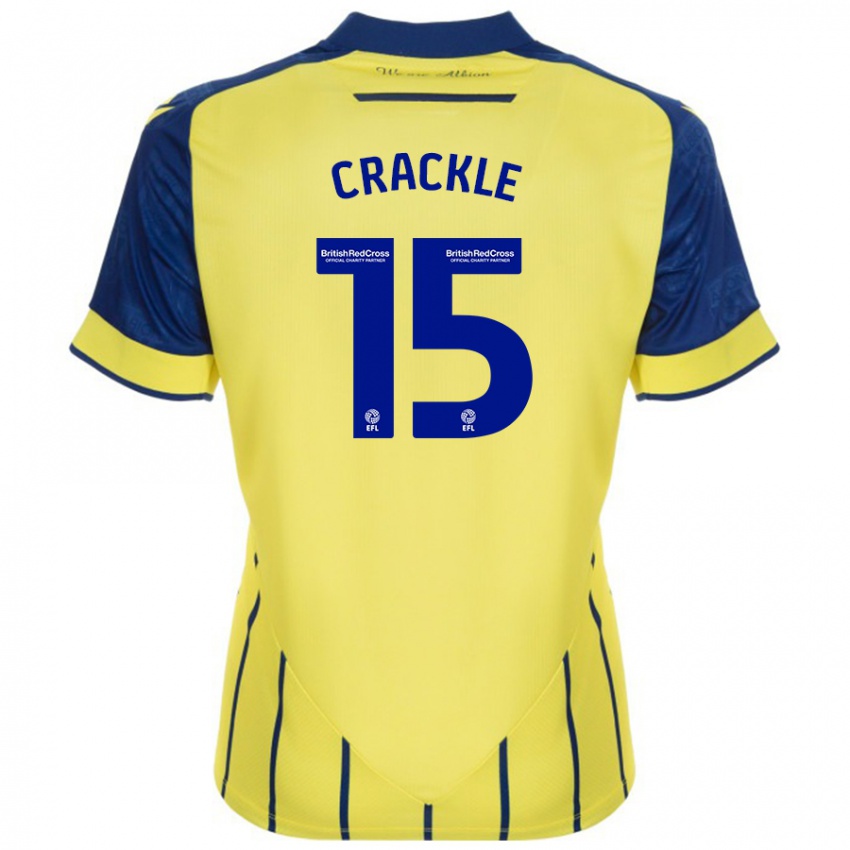 Bambino Maglia Hayley Crackle #15 Giallo Blu Kit Gara Away 2024/25 Maglietta