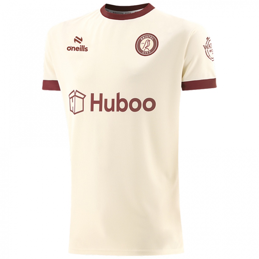 Bambino Maglia Rob Atkinson #5 Crema Bianco Kit Gara Away 2024/25 Maglietta