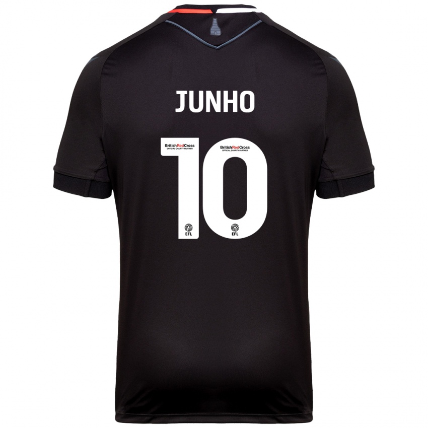 Bambino Maglia Joon-Ho Bae #10 Nero Kit Gara Away 2024/25 Maglietta