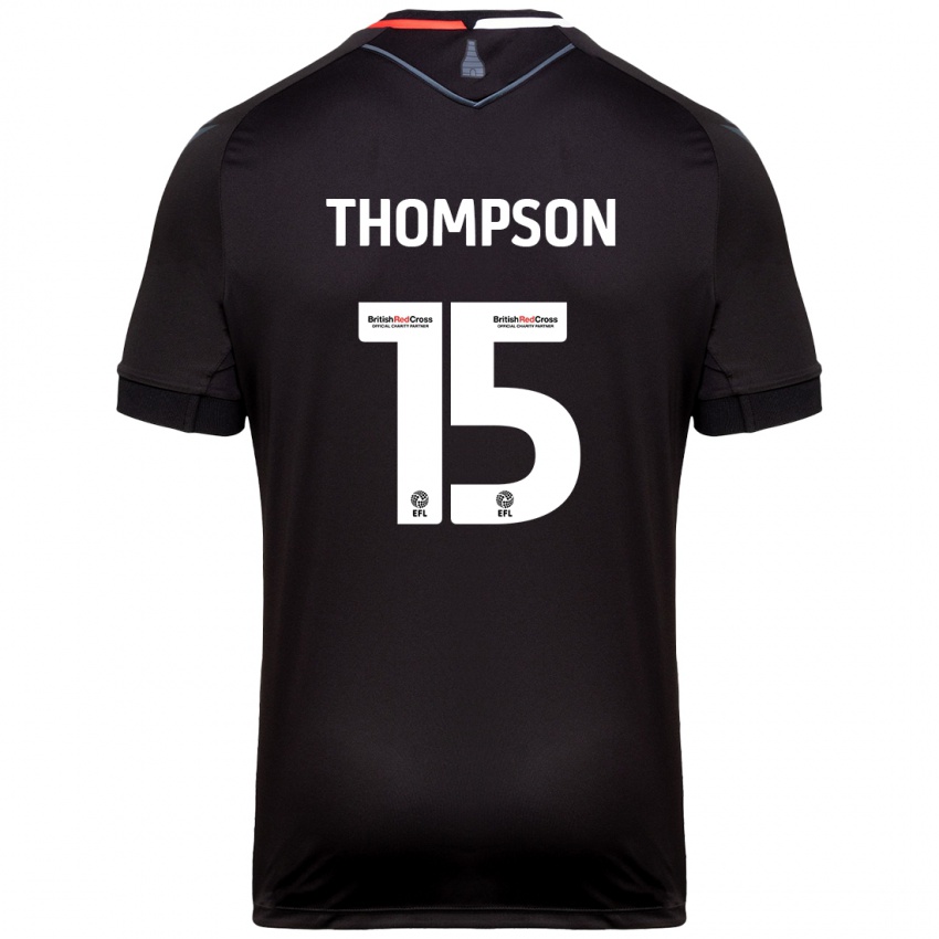 Bambino Maglia Jordan Thompson #15 Nero Kit Gara Away 2024/25 Maglietta