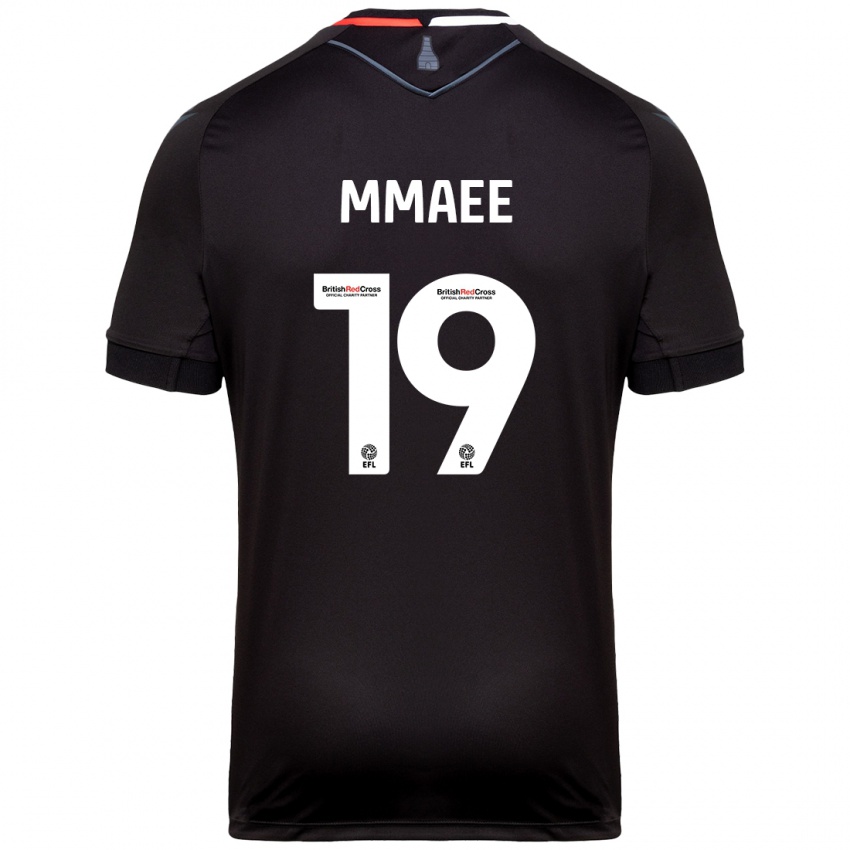 Bambino Maglia Ryan Mmaee #19 Nero Kit Gara Away 2024/25 Maglietta