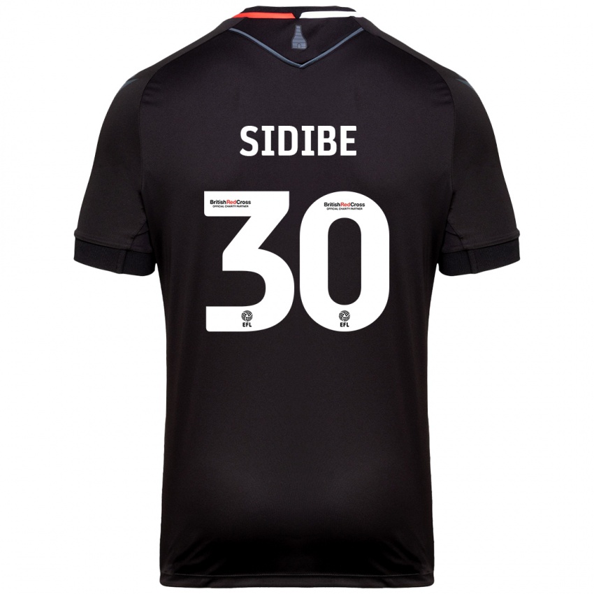 Bambino Maglia Souleymane Sidibe #30 Nero Kit Gara Away 2024/25 Maglietta