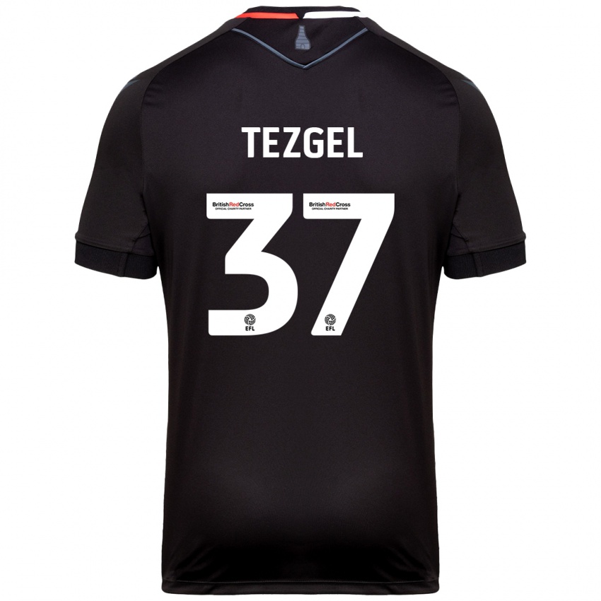 Bambino Maglia Emre Tezgel #37 Nero Kit Gara Away 2024/25 Maglietta