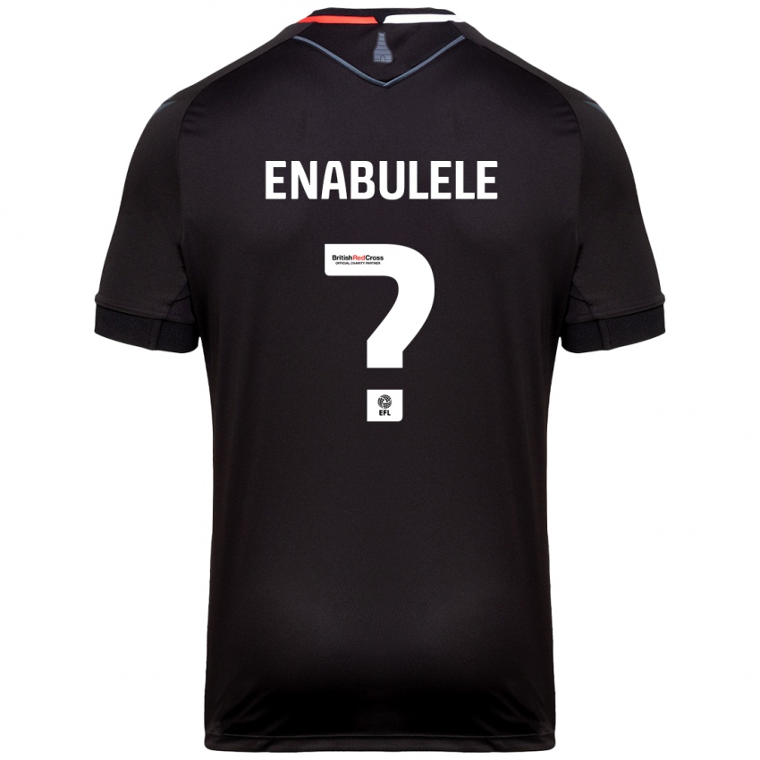 Bambino Maglia Oghosaiwi Enabulele #0 Nero Kit Gara Away 2024/25 Maglietta