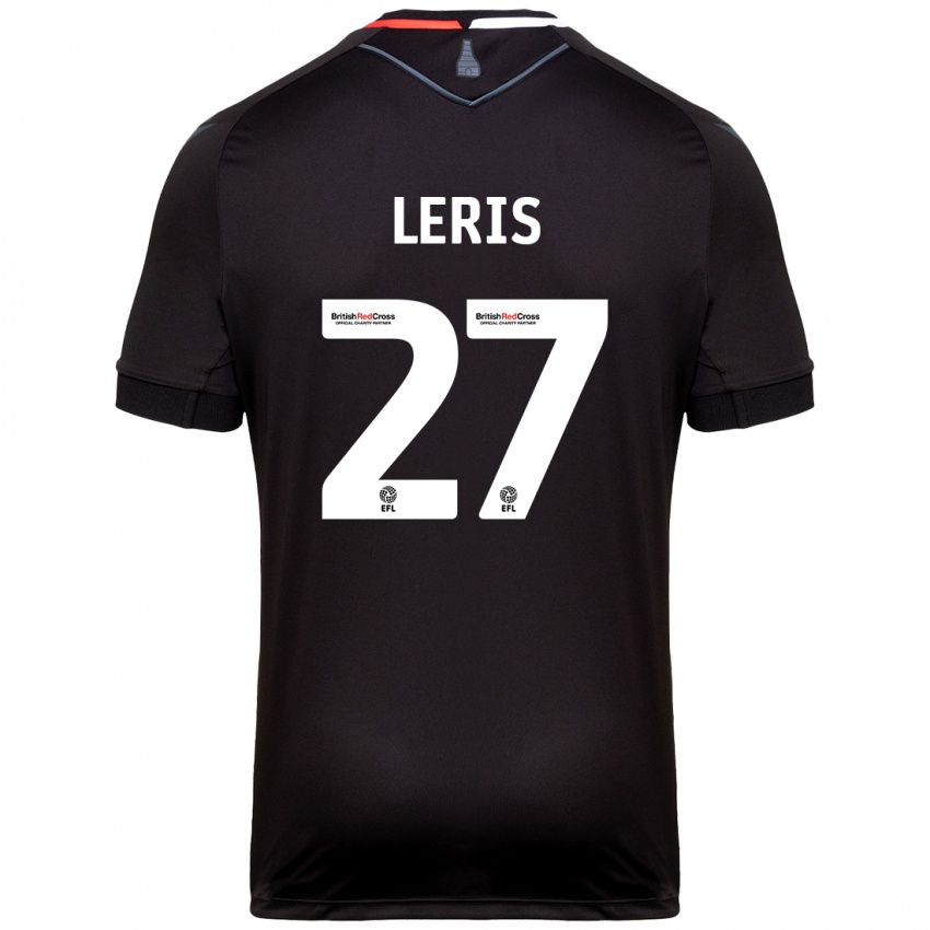 Bambino Maglia Mehdi Léris #27 Nero Kit Gara Away 2024/25 Maglietta