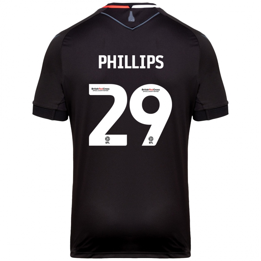 Bambino Maglia D'margio Wright-Phillips #29 Nero Kit Gara Away 2024/25 Maglietta