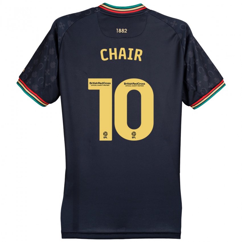 Bambino Maglia Ilias Chair #10 Blu Navy Scuro Kit Gara Away 2024/25 Maglietta