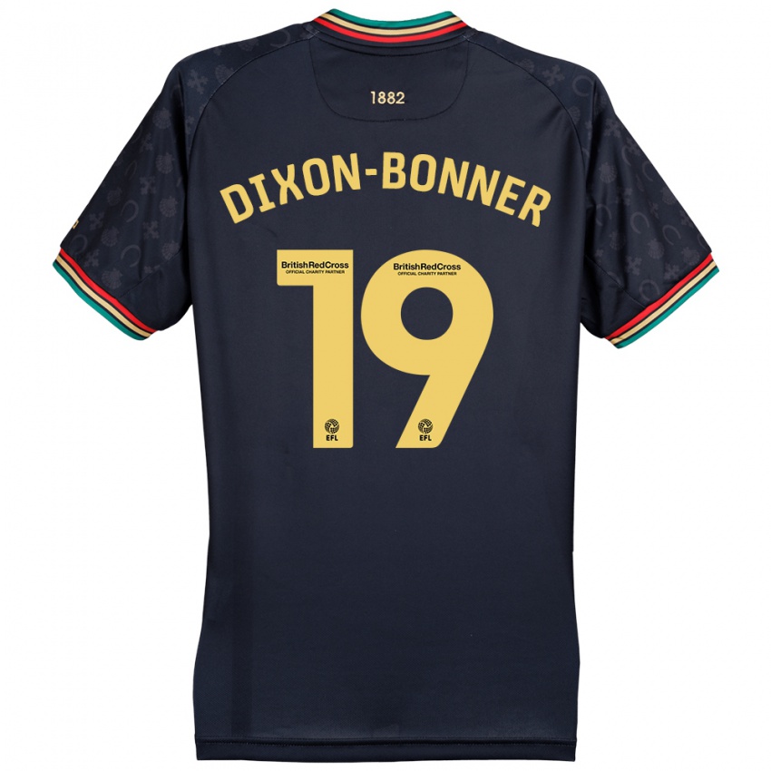 Bambino Maglia Elijah Dixon-Bonner #19 Blu Navy Scuro Kit Gara Away 2024/25 Maglietta