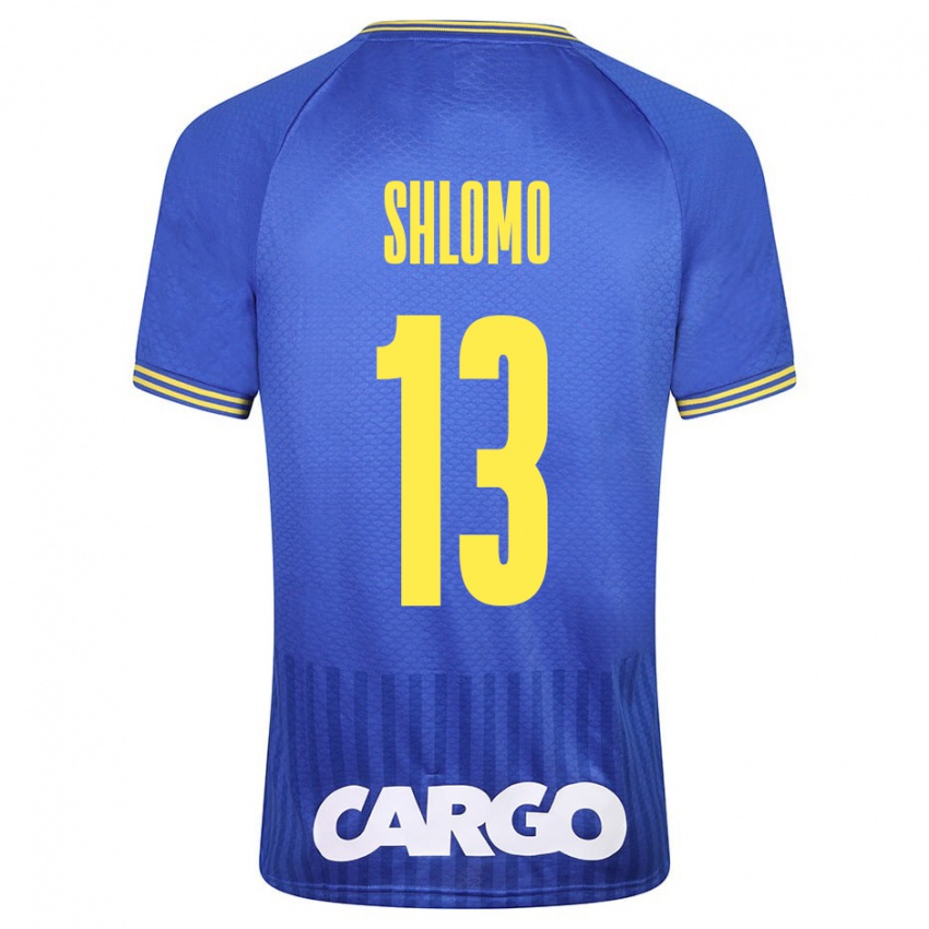 Bambino Maglia Raz Shlomo #13 Bianco Kit Gara Away 2024/25 Maglietta