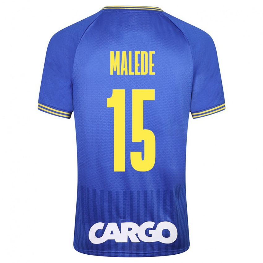 Bambino Maglia Yonas Malede #15 Bianco Kit Gara Away 2024/25 Maglietta