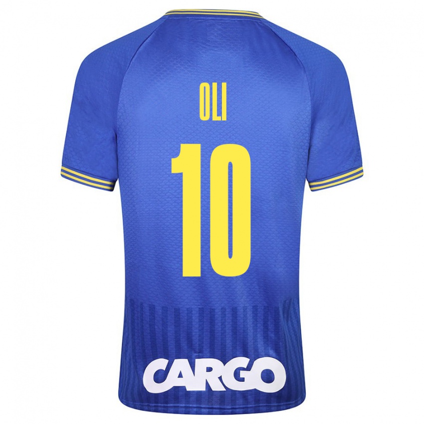 Bambino Maglia Ido Oli #10 Bianco Kit Gara Away 2024/25 Maglietta