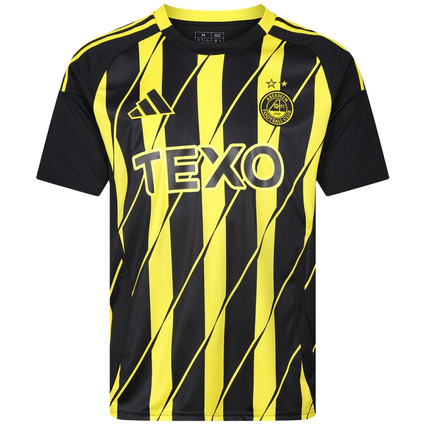 Bambino Maglia Slobodan Rubezic #33 Nero Giallo Kit Gara Away 2024/25 Maglietta