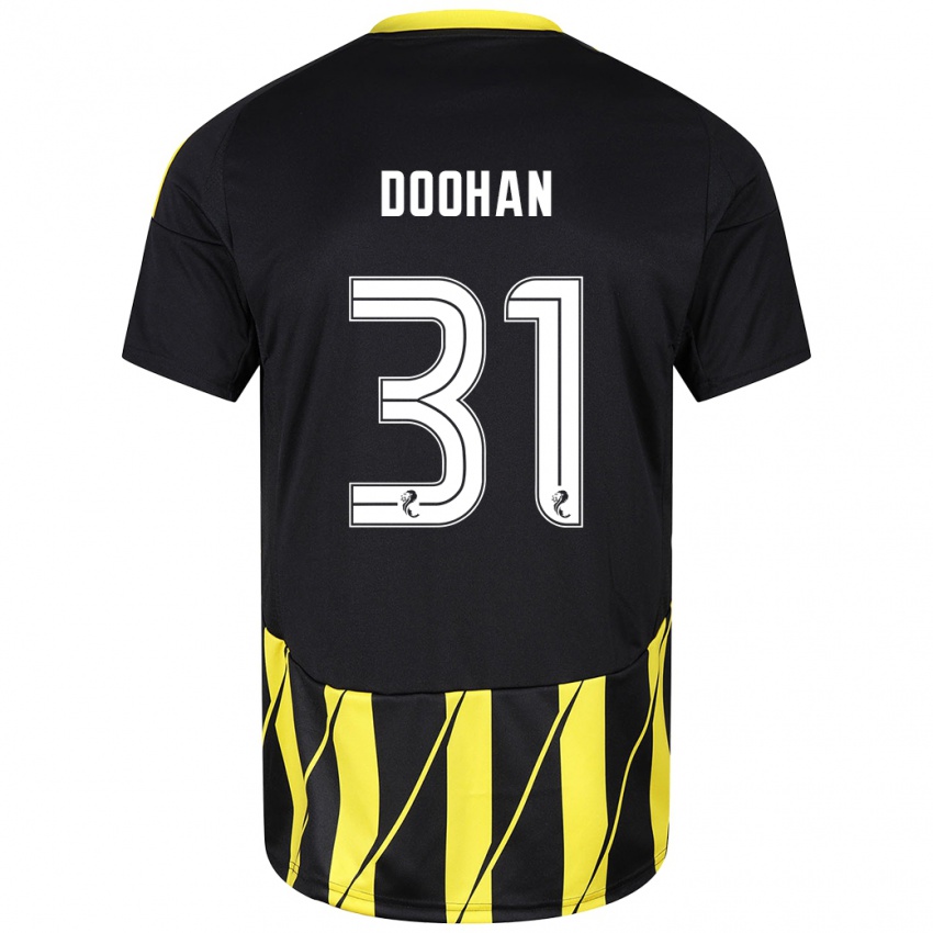 Bambino Maglia Ross Doohan #31 Nero Giallo Kit Gara Away 2024/25 Maglietta