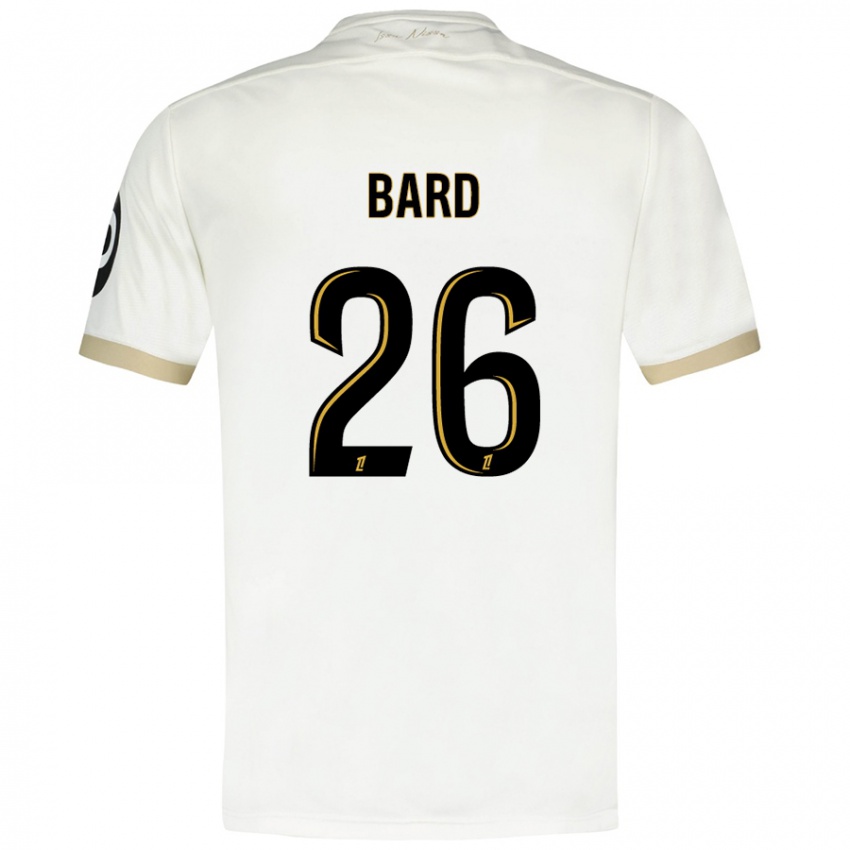 Bambino Maglia Melvin Bard #26 Bianco Oro Kit Gara Away 2024/25 Maglietta