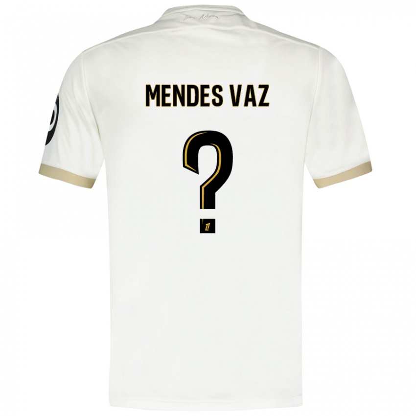 Bambino Maglia Hernâni Mendes Vaz #0 Bianco Oro Kit Gara Away 2024/25 Maglietta