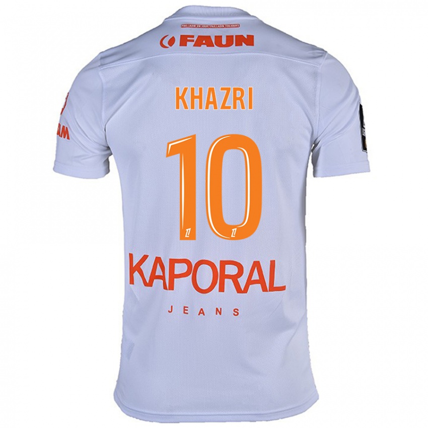 Bambino Maglia Wahbi Khazri #10 Bianco Kit Gara Away 2024/25 Maglietta