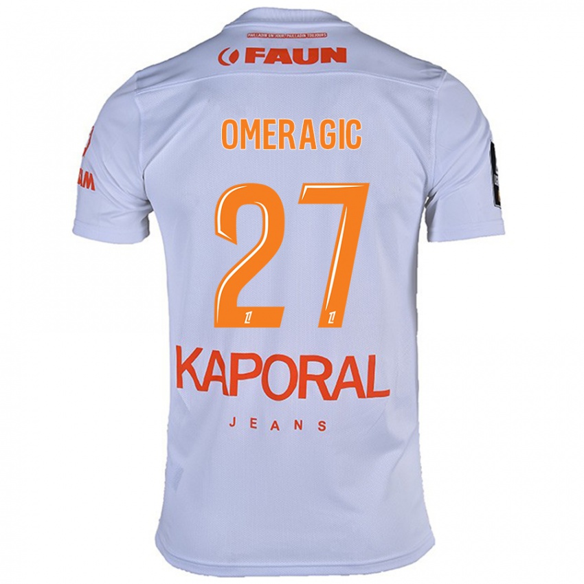 Bambino Maglia Becir Omeragic #27 Bianco Kit Gara Away 2024/25 Maglietta